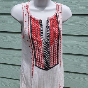 Lucky Brand Gauze Tank, Size XS, NWOT